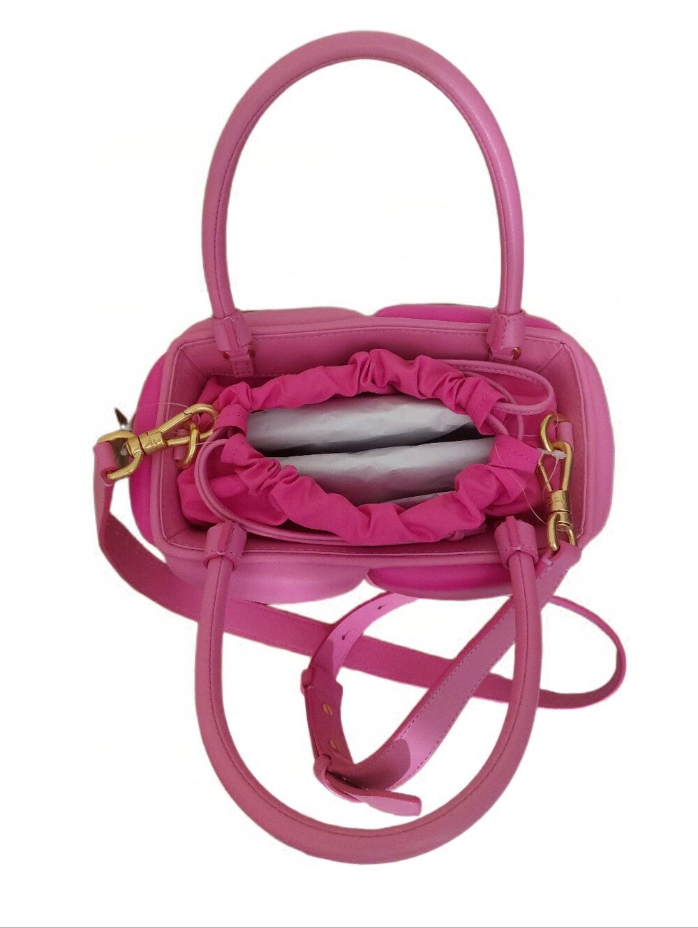 Kate Spade New York Boxxy Colorblocked Smooth Leather Tote Crossbody Bag - Picture 8 of 11